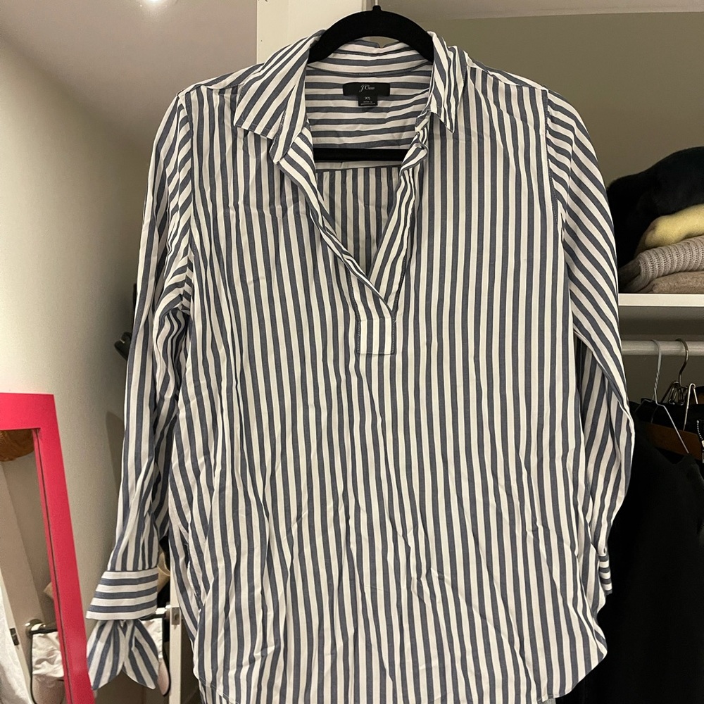 J Crew oversized blouse